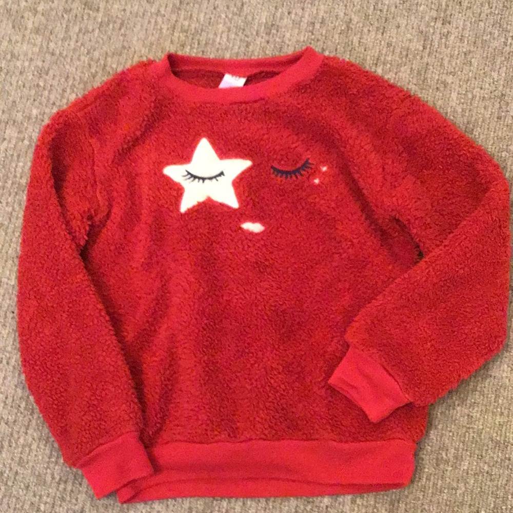 Cute Gap Sweater/Pj top - Cozy -Cute - Size 8